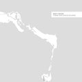 Map of East Caicos Island